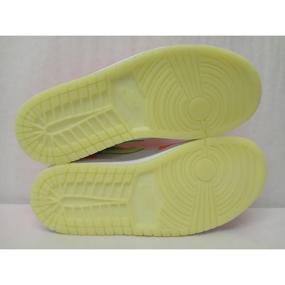 Nike Men's Air Jordan 1 Low SE Sneakers FN6772-671 Lava Glow Volt White‎ Size 9